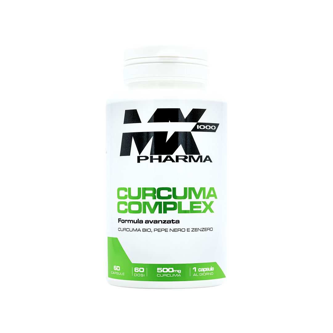 CURCUMA COMPLEX - Integratore alimentare a base di Curcuma bio, Pepe Nero BioPerine® e Zenzero