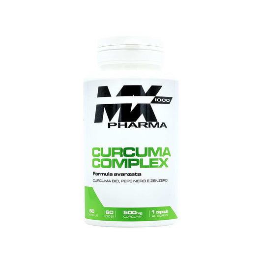 CURCUMA COMPLEX - Integratore alimentare a base di Curcuma bio, Pepe Nero BioPerine® e Zenzero