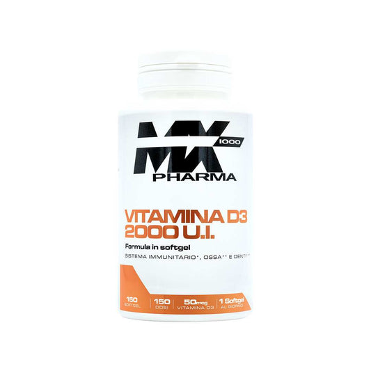 VITAMINA D3 2000 U.I. - Integratore alimentare a base di Vitamina D3 2000 U.I. in Softgel